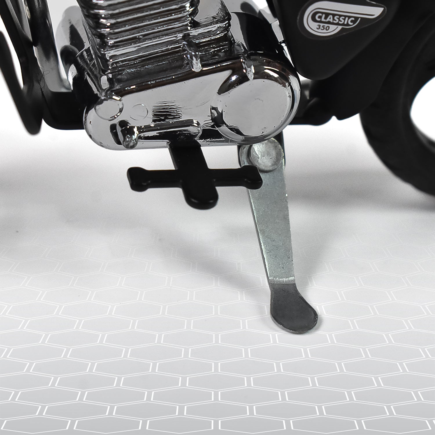 Metal Bullet Bike Toy Model for Kids with Side Stand (1 Pc / Mix Color) Metal Bullet Bike Toy Model for Kids with Side Stand (1 Pc / Mix Color)